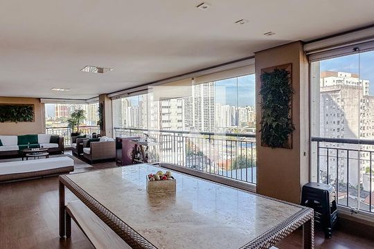Varanda da Sala de apartamento à venda com 3 quartos, 210m² em Vila Prudente, São Paulo