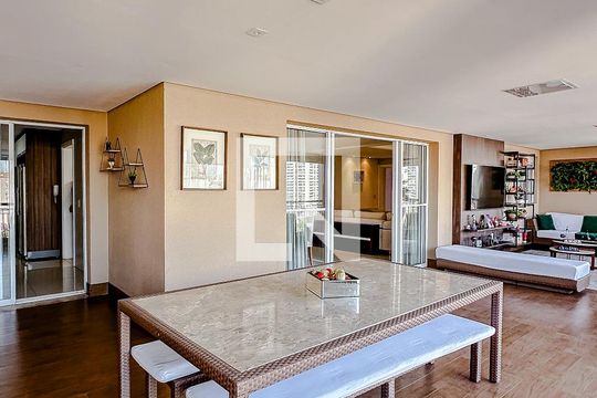 Varanda da Sala de apartamento à venda com 3 quartos, 210m² em Vila Prudente, São Paulo