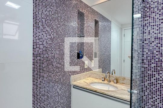 Banheiro da Suíte 3 de apartamento à venda com 3 quartos, 210m² em Vila Prudente, São Paulo