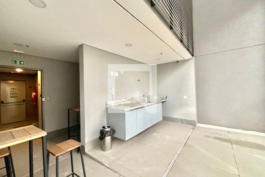 Área comum de kitnet/studio à venda com 1 quarto, 27m² em Vila Clementino, São Paulo