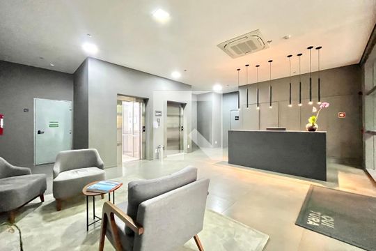 Hall social de kitnet/studio à venda com 1 quarto, 27m² em Vila Clementino, São Paulo