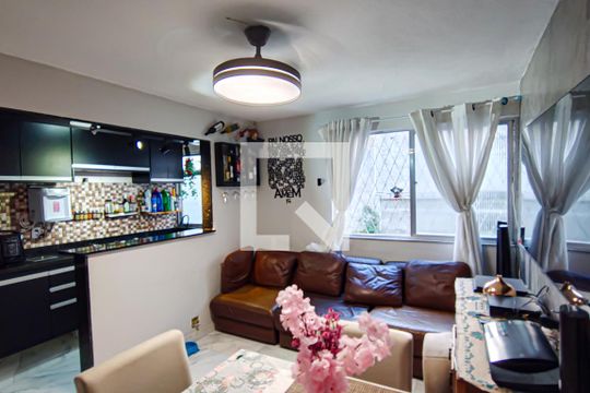 Sala de apartamento à venda com 3 quartos, 65m² em Anil, Rio de Janeiro
