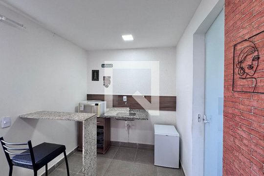 Cozinha de casa de condomínio para alugar com 1 quarto, 30m² em Vargem Grande, Rio de Janeiro