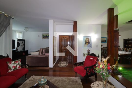 Sala de Estar de casa à venda com 4 quartos, 328m² em Vila Alpina, Santo André