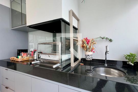 Área comum - Churrasqueira de apartamento à venda com 1 quarto, 71m² em Pinheiros, São Paulo