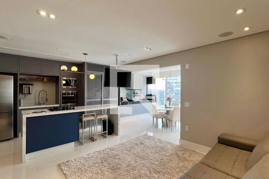 Sala de apartamento à venda com 1 quarto, 71m² em Pinheiros, São Paulo