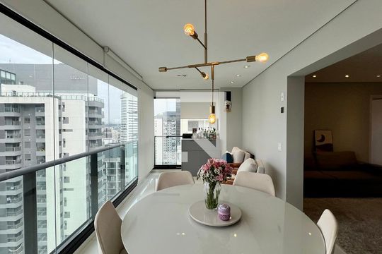 Varanda gourmet de apartamento à venda com 1 quarto, 71m² em Pinheiros, São Paulo