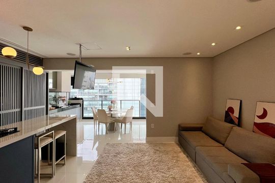 Sala de apartamento à venda com 1 quarto, 71m² em Pinheiros, São Paulo