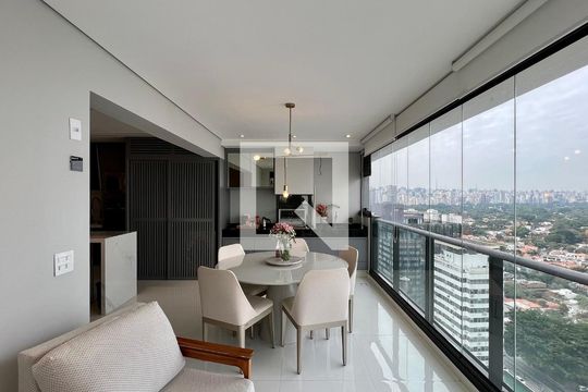 Varanda gourmet de apartamento à venda com 1 quarto, 71m² em Pinheiros, São Paulo