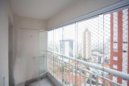 Varanda da Sala de apartamento para alugar com 2 quartos, 56m² em Centro, Diadema