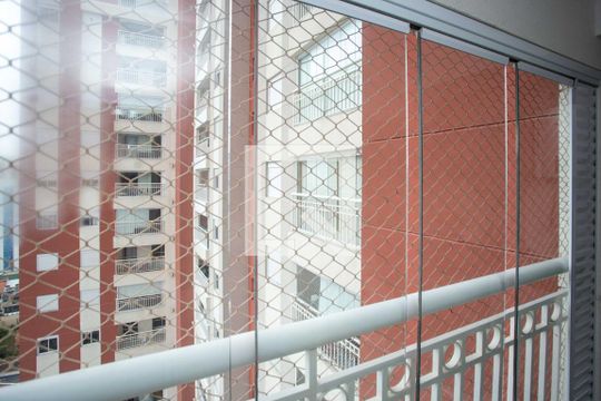 Varanda da Sala de apartamento para alugar com 2 quartos, 56m² em Centro, Diadema