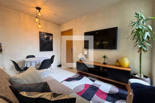 Sala de apartamento à venda com 2 quartos, 48m² em Campina, São Leopoldo