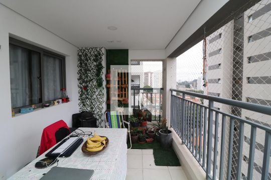 Varanda gourmet de apartamento à venda com 3 quartos, 87m² em Vila Independencia, São Paulo