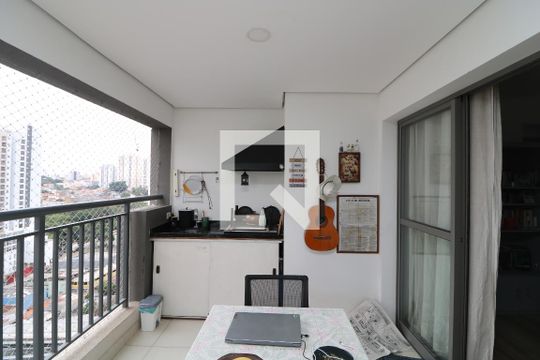Varanda gourmet de apartamento para alugar com 3 quartos, 87m² em Vila Independencia, São Paulo