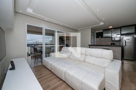 Sala de apartamento para alugar com 2 quartos, 83m² em Campo Belo, São Paulo