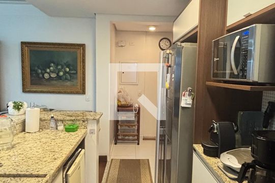 Cozinha de apartamento à venda com 2 quartos, 103m² em Jardim, Santo André