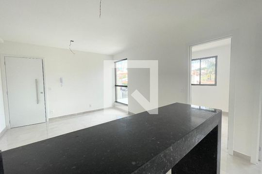 Sala/Cozinha de apartamento à venda com 2 quartos, 50m² em Jardim Atlântico, Belo Horizonte