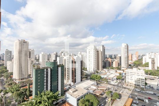 Vista da Varanda 1 de apartamento à venda com 3 quartos, 232m² em Brooklin, São Paulo