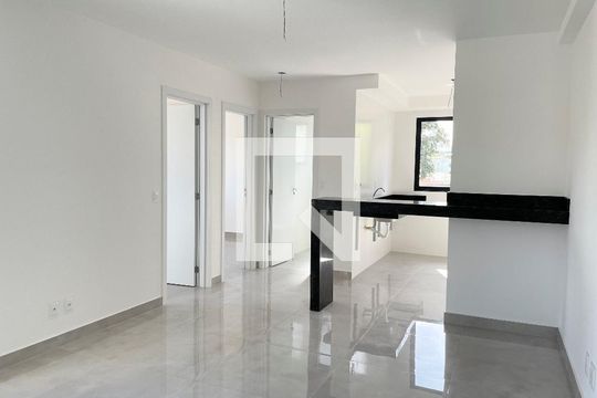 Sala de apartamento à venda com 2 quartos, 48m² em Jardim Atlântico, Belo Horizonte