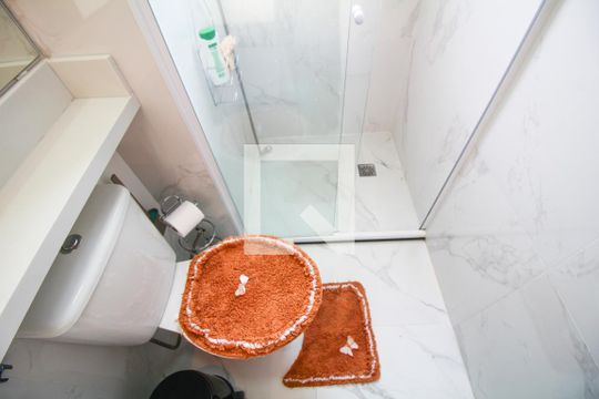Banheiro da Suíte de apartamento à venda com 2 quartos, 63m² em Mooca, São Paulo
