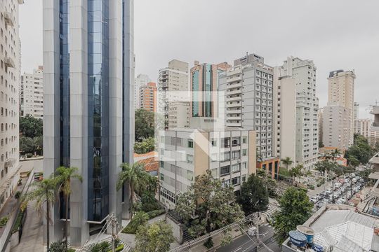 Vista da Varanda da Sala de apartamento à venda com 4 quartos, 270m² em Jardim Paulista, São Paulo