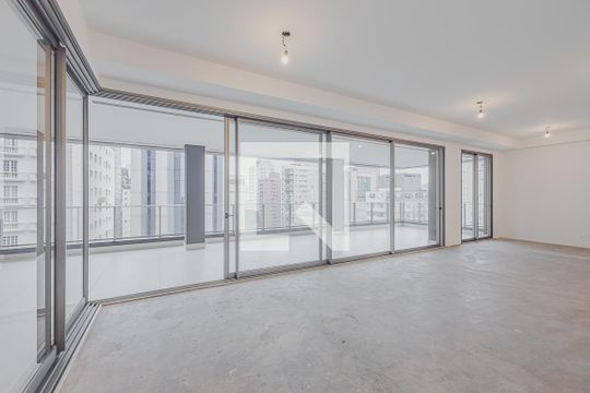 Sala de apartamento à venda com 3 quartos, 270m² em Jardim Paulista, São Paulo