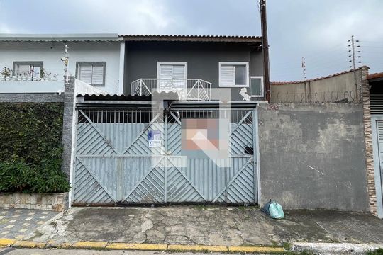 Fachada e Placa de casa à venda com 2 quartos, 73m² em Parque Artur Alvim, São Paulo