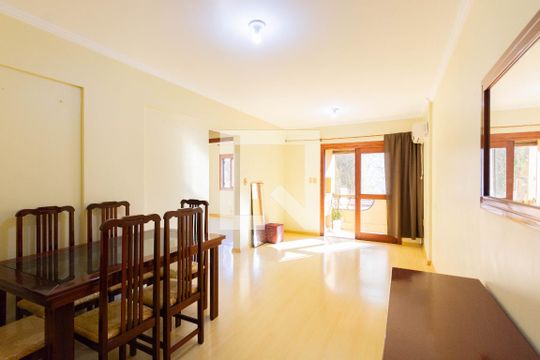 Sala de apartamento à venda com 2 quartos, 76m² em Marechal Rondon, Canoas
