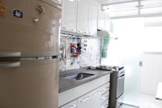 Cozinha de apartamento para alugar com 2 quartos, 63m² em Brás, São Paulo