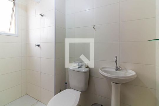 Banheiro da Suíte de apartamento à venda com 1 quarto, 27m² em Barra Funda, São Paulo