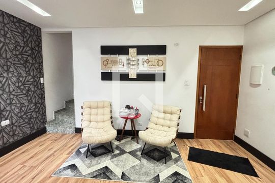 Sala de apartamento à venda com 3 quartos, 148m² em Vila Curuçá, Santo André