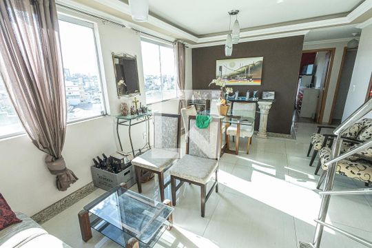 Sala de apartamento à venda com 3 quartos, 150m² em Santa Monica, Belo Horizonte