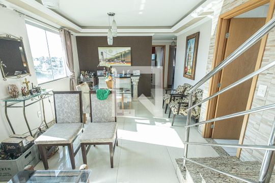 Sala de apartamento à venda com 3 quartos, 150m² em Santa Monica, Belo Horizonte