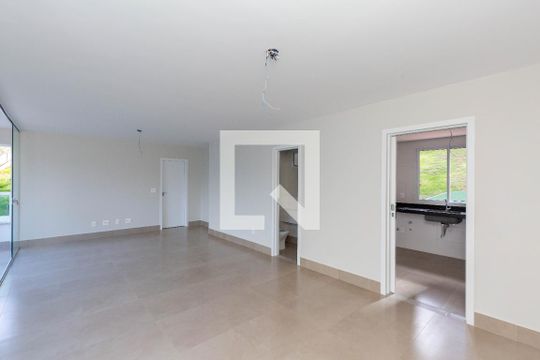 Sala de apartamento à venda com 4 quartos, 134m² em Luxemburgo, Belo Horizonte