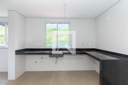 Cozinha de apartamento à venda com 4 quartos, 134m² em Luxemburgo, Belo Horizonte