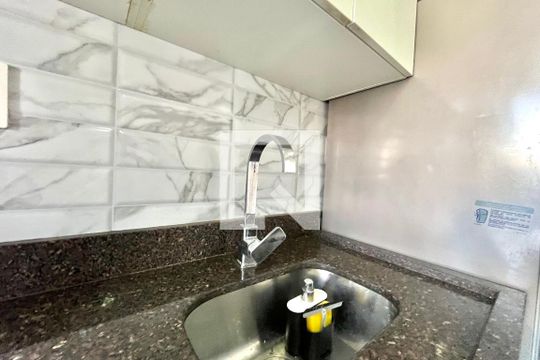 Cozinha de apartamento para alugar com 2 quartos, 50m² em Vila Clementino, São Paulo