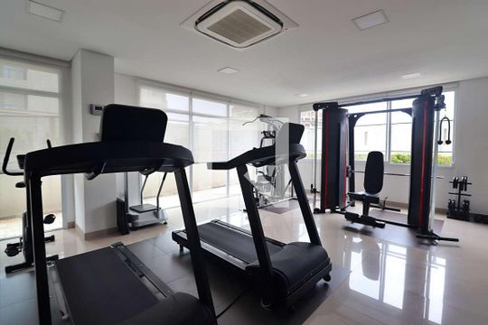 Área comum - Academia de apartamento à venda com 2 quartos, 52m² em Parque das Nações, Santo André