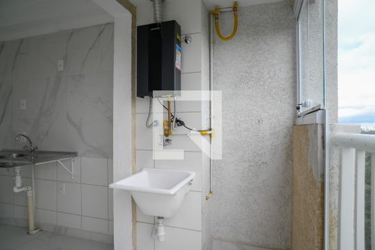 Área de Serviço de apartamento para alugar com 2 quartos, 46m² em Vila Moraes, São Paulo