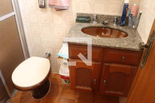 Banheiro da Suíte 3 de casa à venda com 3 quartos, 140m² em Jardim Sao Caetano, São Caetano do Sul