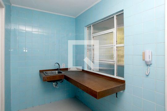 Cozinha  de apartamento à venda com 1 quarto, 50m² em Cidade Baixa, Porto Alegre