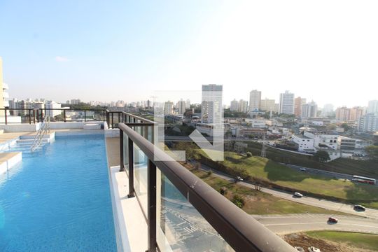 Área comum - Piscina de kitnet/studio para alugar com 1 quarto, 33m² em Jardim Oswaldo Cruz, São José dos Campos