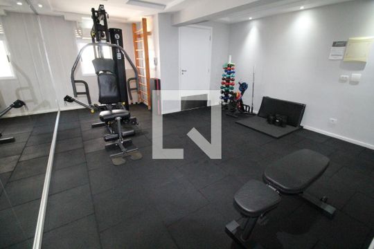 Área comum - Academia de kitnet/studio para alugar com 1 quarto, 33m² em Jardim Oswaldo Cruz, São José dos Campos