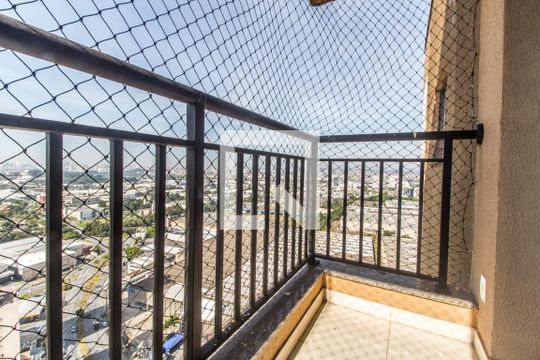 Varanda da Sala de apartamento para alugar com 2 quartos, 61m² em Tamboré, Barueri
