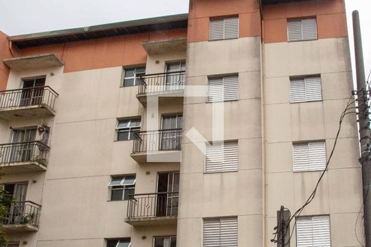 Fachada do bloco de apartamento para alugar com 2 quartos, 56m² em Jardim Arco-Iris, Diadema