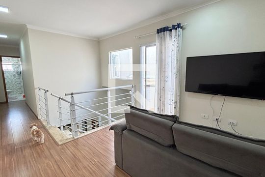 Sala Tv de casa à venda com 3 quartos, 181m² em Parque Erasmo Assunção, Santo André