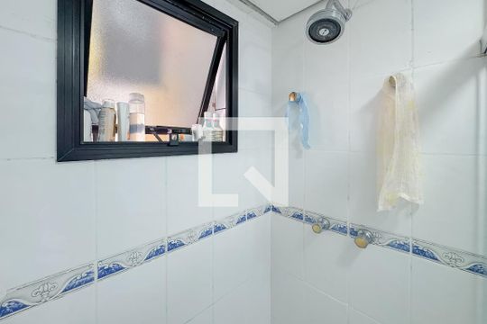 Banheiro da Suíte de apartamento à venda com 3 quartos, 87m² em Vila Deodoro, São Paulo