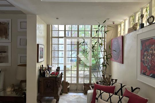 Sala de casa à venda com 6 quartos, 600m² em Gávea, Rio de Janeiro
