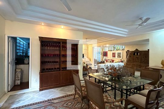 Sala de casa à venda com 6 quartos, 600m² em Gávea, Rio de Janeiro