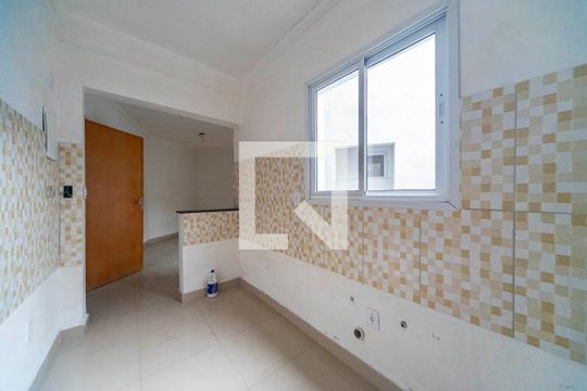 Cozinha de apartamento à venda com 2 quartos, 53m² em Parque Capuava, Santo André