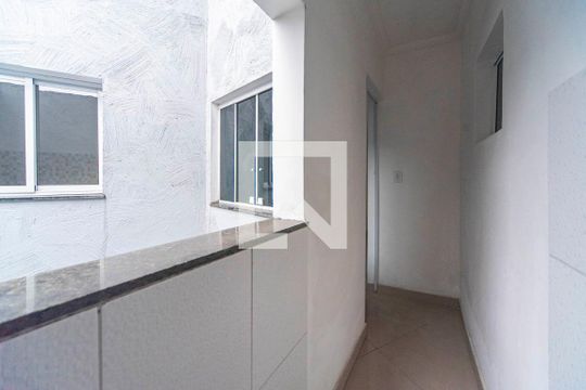 Área de Serviço de apartamento à venda com 2 quartos, 53m² em Parque Capuava, Santo André
